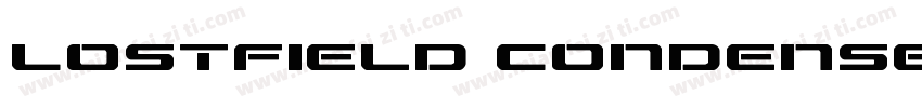 Lostfield Condensed bold字体转换